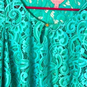 Lilly Pulitzer lace blouse